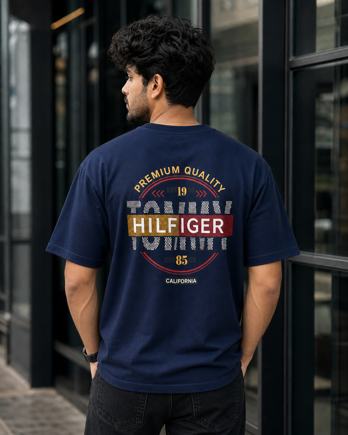TOMMY HILFIGER logo regular Fit Cotton t-shirt