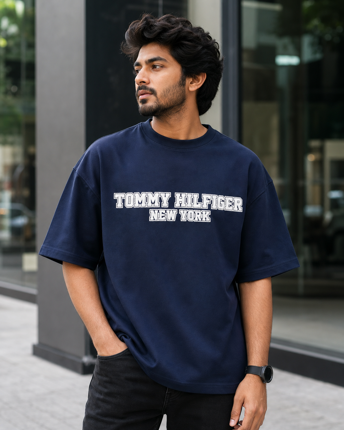 TOMMY HILFIGER logo regular Fit Cotton t-shirt