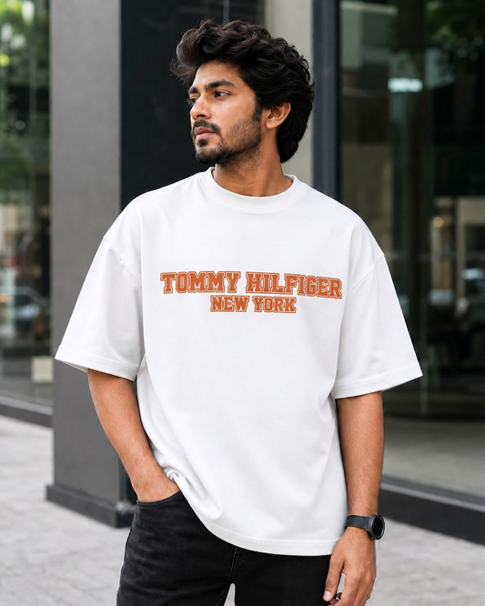 TOMMY HILFIGER logo regular Fit Cotton t-shirt