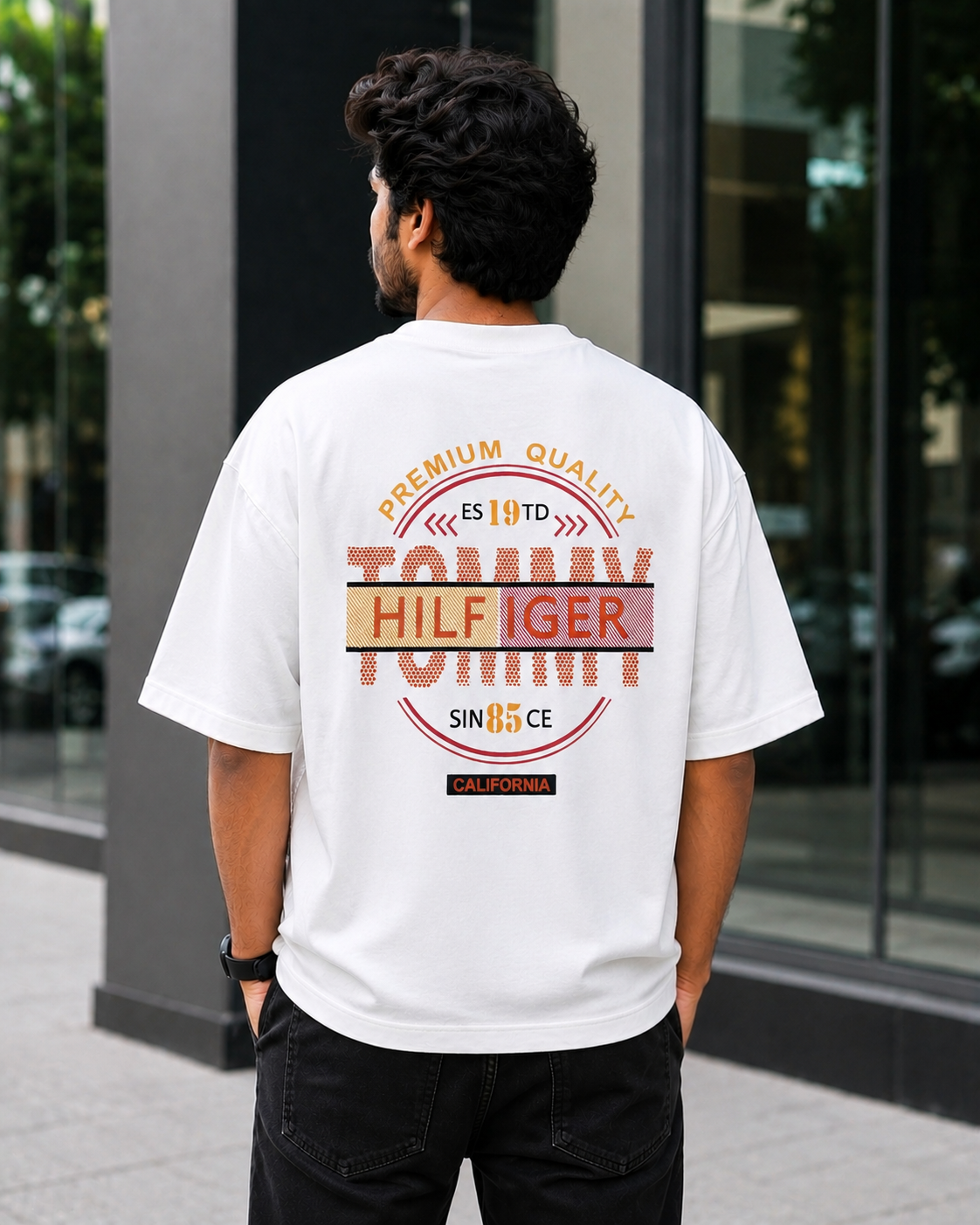 TOMMY HILFIGER logo regular Fit Cotton t-shirt